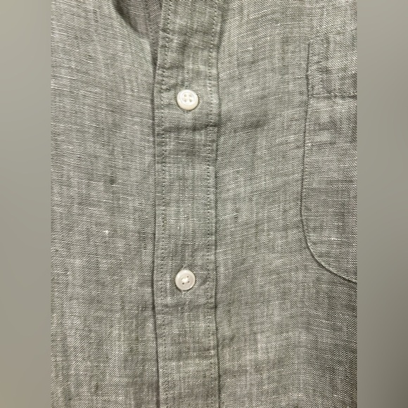 NWT / J.Crew Baird McNutt Irish linen shirt XL - Picture 5 of 9